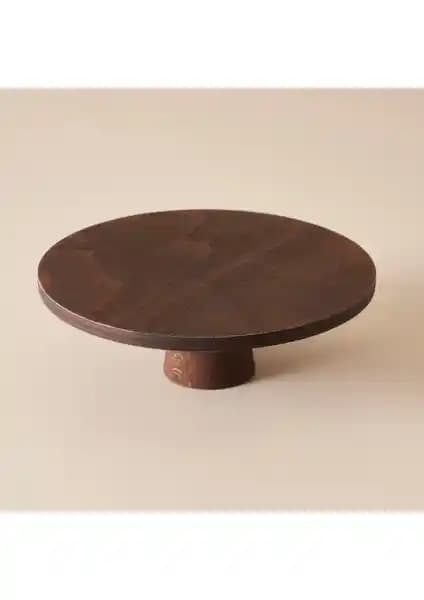 Bella Maison Aris Ayaklı Kek Standı: Estetik ve Kullanışlı Doğal Ahşap Tasarım