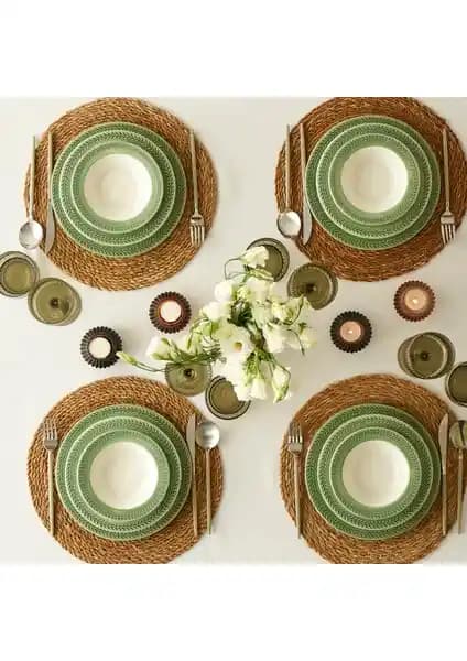 Bella Maison Monica Seramik Yemek Takımı: Şıklık ve Dayanıklılık Sunan Modern Set