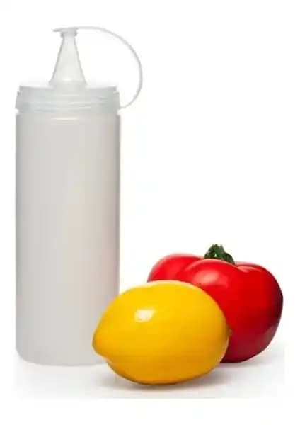 Cansa Şeffaf Sos Şişesi Seti 400 ml 3'lü, Pratik ve Güvenilir Sos Saklama Çözümü