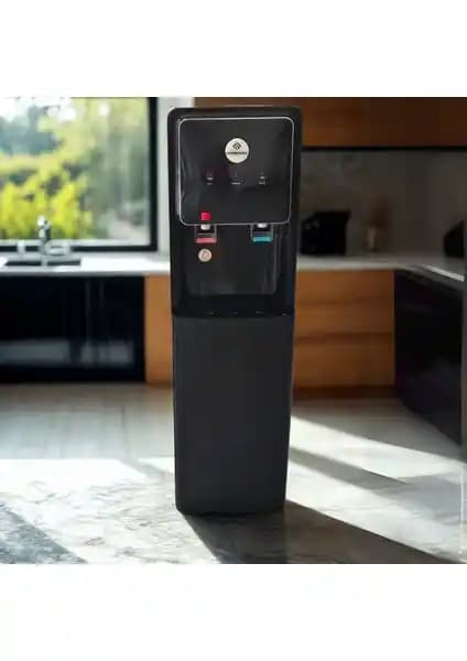 Hyperwell Arıtmalı Su Sebili Siyah: Sağlıklı ve Pratik Su Tüketimi İçin Modern Çözüm