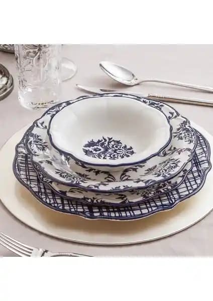 Karaca Maren New Stonware 24 Parça Yemek Takımı Günlük ve Özel Kullanım İçin Şık ve Dayanıklı Set