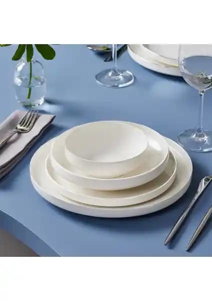 Karaca Stream Bone Saturn 24 Parça 6 Kişilik Modern ve Şık Yemek Takımı Özellikleri