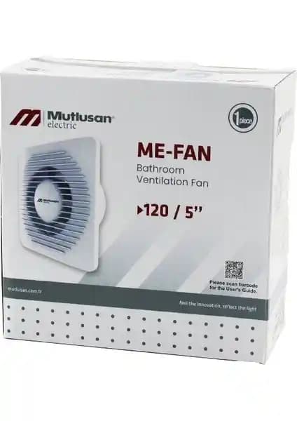 Me-Fan 120/5'' Banyo ve Tuvaletler İçin Yüksek Performanslı Havalandırma Aspiratörü