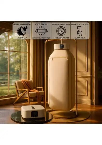 Mioji Mio UV100X: Pratik ve Taşınabilir Çamaşır Kurutma Cihazı Özellikleri ve Kullanım Avantajları
