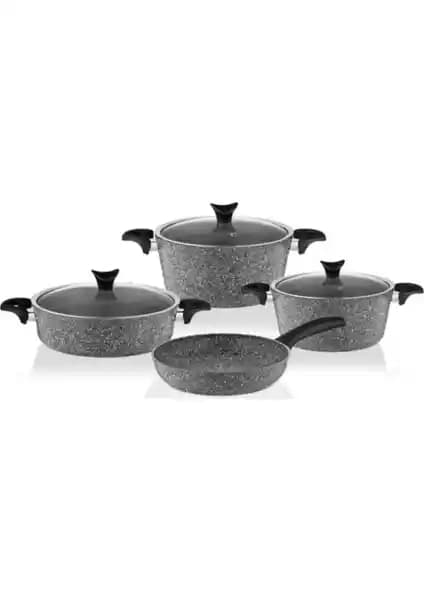 Taç Mastercook 7 Parça Granit Tencere Seti: Şık ve Fonksiyonel Mutfak Gereçleri