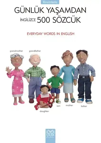 1001 Çiçek Kitaplar İngilizce Sözcük Kitap: Çocuklar İçin Eğlenceli ve Öğretici Dil Öğrenme Aracı