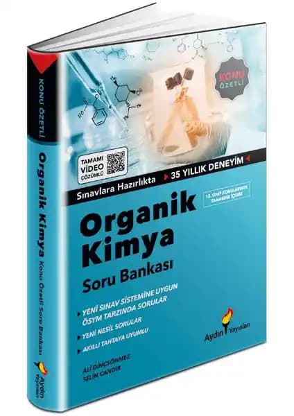 12. Sınıf Organik Kimya Soru Bankası Ayın Yayınları 2023 Güncel İçeriklerle Hazırlık