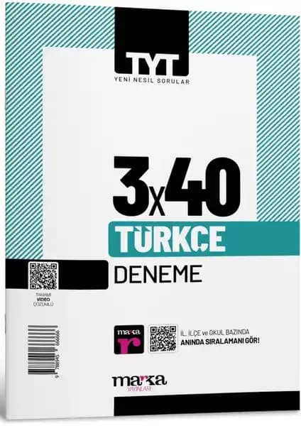 2025 TYT Türkçe Deneme Seti Video Çözümlü Sınava Hazırlık Kaynağı