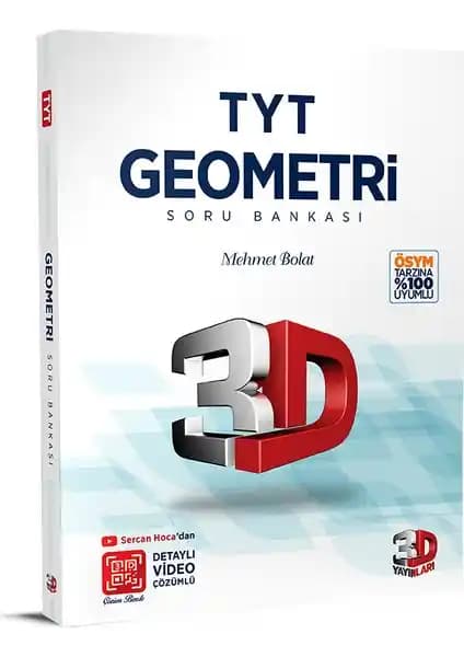 3D Yayınları TYT Geometri Soru Bankası Tamamı Video Çözümlü Detaylı İnceleme