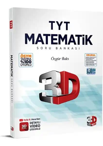 3D Yayınları YKS TYT Matematik Soru Bankası İnceleme ve Değerlendirme