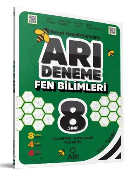 Arı Yayıncılık 8. Sınıf Fen Bilimleri Deneme Kitabı Güncel İçerik ve Teknoloji Entegrasyonu
