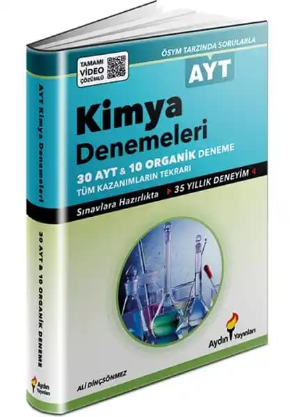 Ayın Yayınları AYT 30 Kimya Deneme Kitabı 1. Dönem Konuları İçin Güncel ve Güvenilir Kaynak