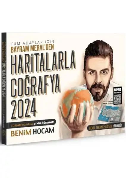Benim Hocam Yayınları 2024 Coğrafya Haritalarla Kitabı Öğrencilere Yönelik Güncel ve Kullanışlı Eğitim Kaynağı