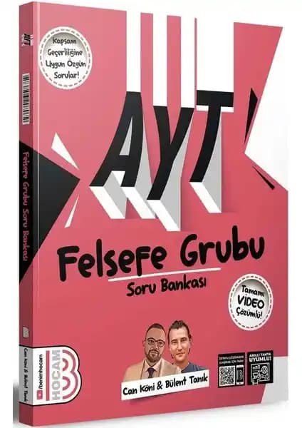 Benim Hocam Yayınları 2025 AYT Felsefe Grubu Video Çözümlü Soru Bankası Detaylı İçerik ve Pratik Çözüm Kaynağı