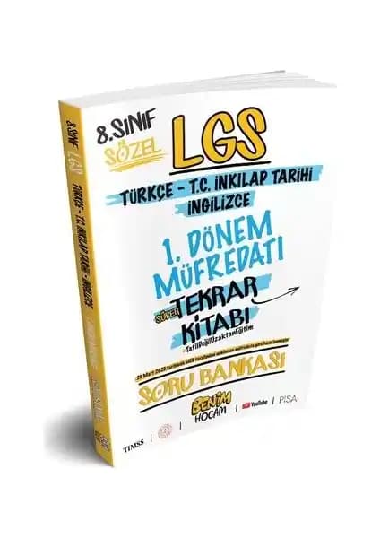 Benim Hocam Yayınları 8. Sınıf Sözel Soru Bankası Güncel ve Güvenilir Eğitim Kaynağı