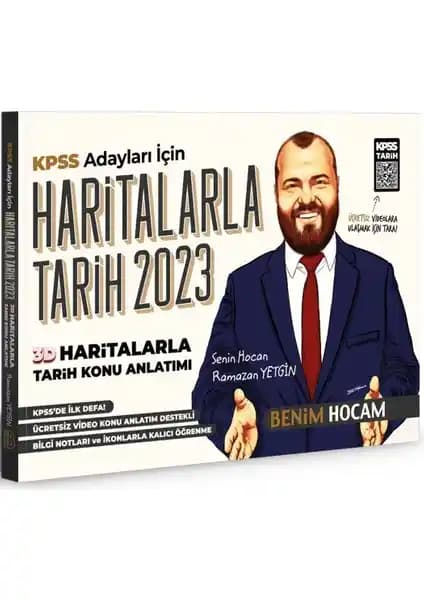 Benim Hocam Yayınları KPSS 2023 3 Deneme Haritalarla Tarih Kitabı Detaylı Değerlendirme ve Öğrenme Yöntemleri