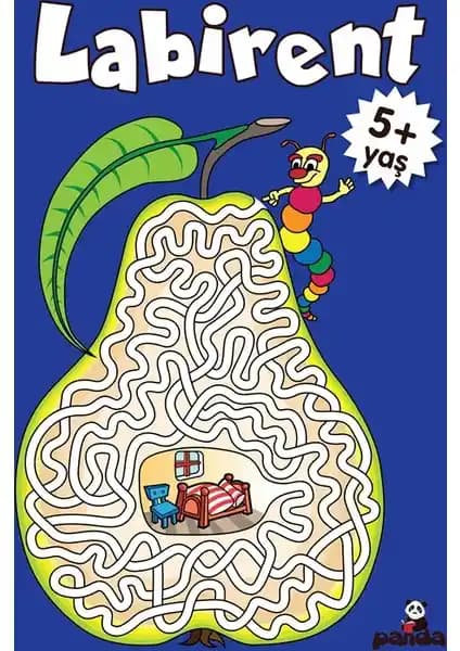 Beyaz Panda Yayınları 5+ Yaş Labirent Kitabı Gelişimsel ve Eğitici Oyunlar