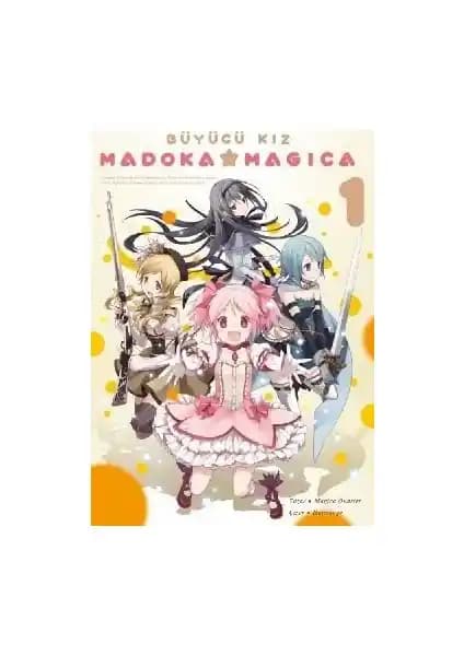 Büyücü Kız Madoka Magica Cilt 1 Türkçe Manga Serisi Karanlık ve Gizemli Hikaye