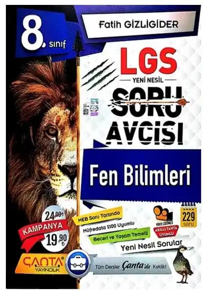 Çanta Yayınları 8. Sınıf LGS Fen Bilimleri Soru Avcısı Kitabı Detaylı Değerlendirme ve Kullanım Rehberi