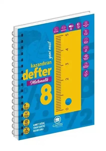 Çanta Yayınları 8. Sınıf Matematik Okula Yardımcı Kazanılan Defteri İncelemesi ve Özellikleri