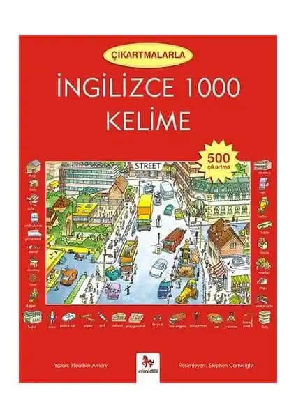 Çocuklar İçin Eğlenceli ve Etkili İngilizce Öğrenme Kitabı: 1000 Kelimeyle Kelime Dağarcığını Geliştir
