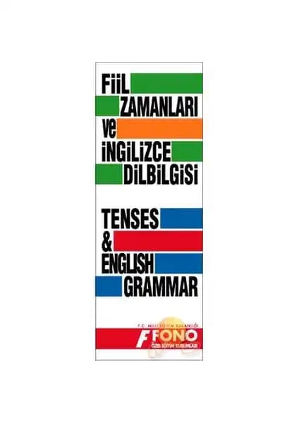 Fono İngilizce Fiil Zamanları ve Dil Bilgisi Tablosu Öğrenme Sürecini Kolaylaştıran Kaynak