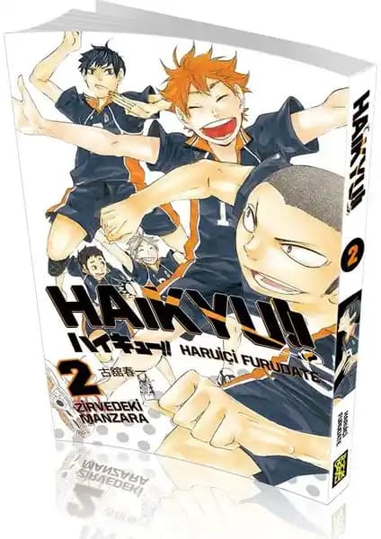 Haikyu!! 2. Cilt Zirvedeki Manzara: Voleybol Temalı Manga, Türkçe, Sınırlı Stok, Yüksek Kalite