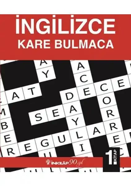 İnkılap Kitabevi İngilizce Kare Bulmaca 1.Kitap: Eğlenceli ve Öğretici Dil Öğrenme Aracı