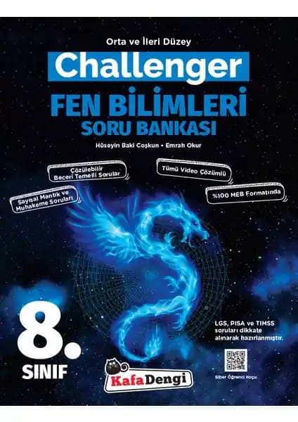 Kafa Dengi 8. Sınıf Fen Bilimleri Challenger Soru Bankası Güncel ve Kullanışlı Eğitim Kaynağı