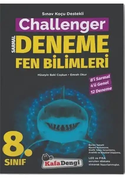 Kafa Dengi Yayınları 8. Sınıf Fen Bilimleri Deneme Seti Sınavlara Hazırlık ve Pratik İçin