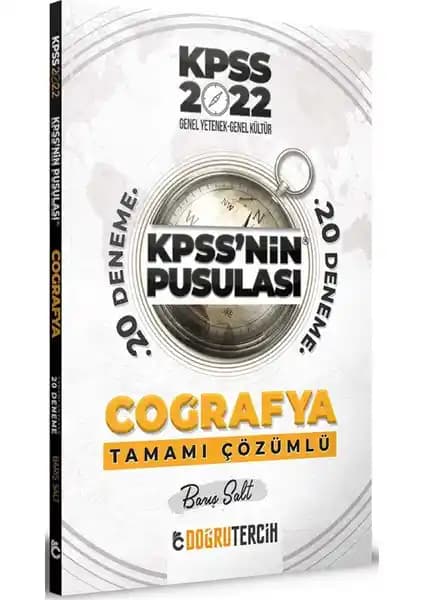 KPSS 2022 Coğrafya Tamamı Çözümlü 20 Deneme Doğru Tercih Yayınları
