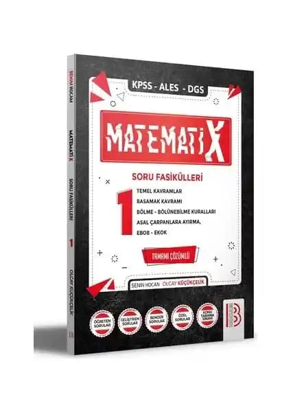 KPSS ALES DGS Matematik Soru Fasikülleri 1: Güncel ve Pratik Sınava Hazırlık Kaynağı