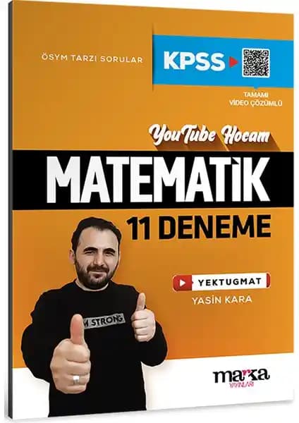 KPSS Matematik 2025 Deneme Seti Video Çözümlü Yektugmat Marka Yayınları