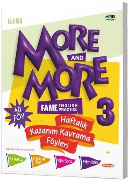 Kurmay Yayınları 3 Haftalık Kazanım Kavrama Föyleri Öğrenci ve Öğretmenler İçin Destek Kaynağı