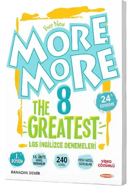 Kurmay Yayınları 8. Sınıf The Greatest 1. Dönem LGS Denemeleri Sınav Hazırlık Kaynağı