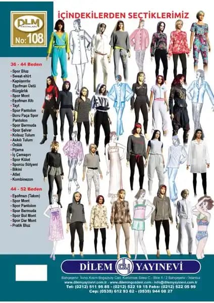 Lilyhobbyland Güler Erkan Provasız Spor Giyim Kalıpları: Geniş Beden Seçenekleri ve Modern Tasarımlar