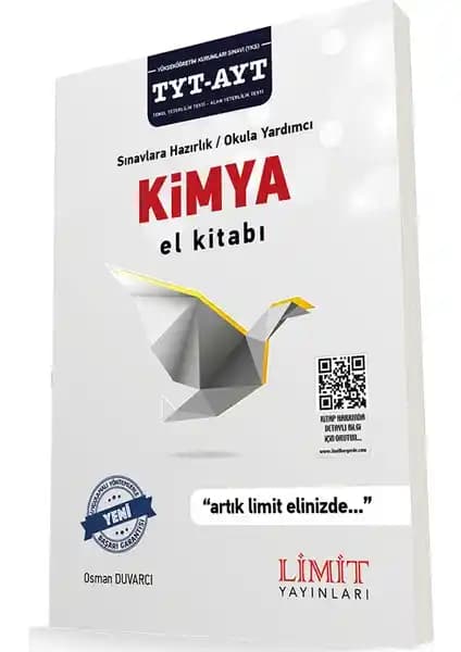 Limit Yayınları TYT-AYT Kimya El Kitabı Öğrencilere Güncel ve Pratik Bir Kaynak Sunar