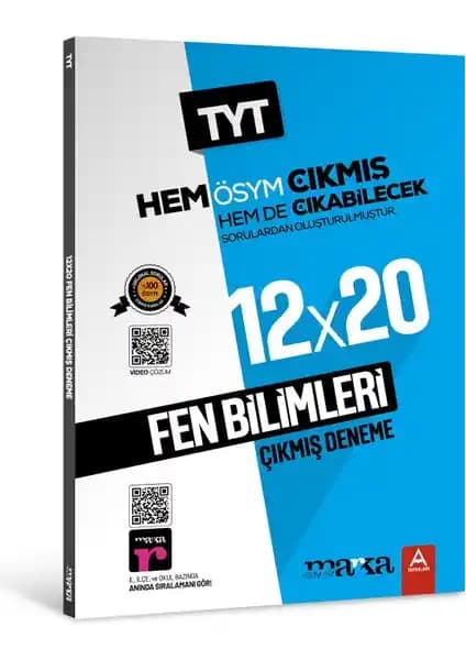 Marka Yayınları TYT Fen Bilimleri Deneme Seti 2022 Sınava Hazırlık İçin Kapsamlı Çalışma Kaynağı