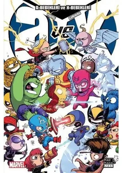 Marvel A-Bebekleri ve X-Bebekleri Türkçe Çizgi Romanı: Eğlence ve Aksiyon Dolu Maceralar
