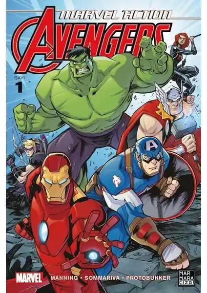Marvel Action Avengers Sayı 1: Türkçe Çizgi Roman ile Heyecanlı Maceralara Adım Atın