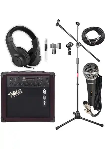 Midex MGA-25BN-PAK Elektro Gitar Amfisi: Taşınabilirlik ve Çok Yönlülük Özellikleri