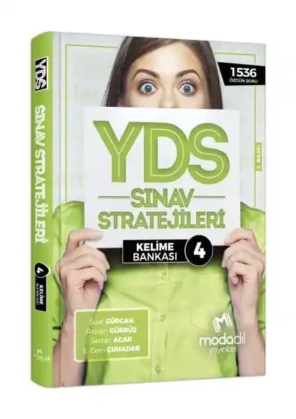 Modadil YDS Sınav Stratejileri Kelime Bankası 4: Etkili Öğrenme Kaynağı ve Sınav Başarısını Artırıcı Kitap