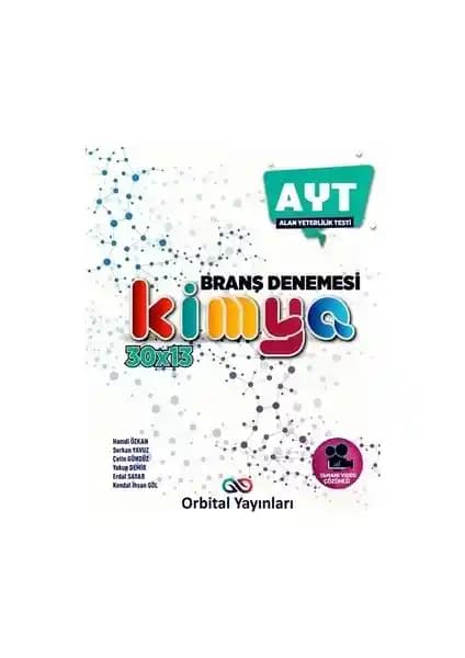 Orbital Yayınları AYT Kimya 30 x 13 Branş Denemesi Sınava Hazırlık İçin Kapsamlı Kaynak