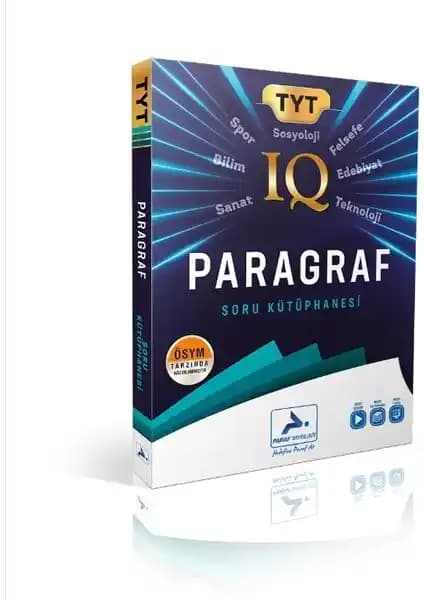 Paraf Yayınları TYT IQ Paragraf Soru Bankası ile Sınava Güçlü Bir Başlangıç Yapın
