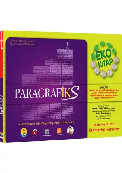 ParagrafİKS Eko: Üniversite Sınavlarına Hazırlık İçin Kapsamlı Paragraf Soru Bankası