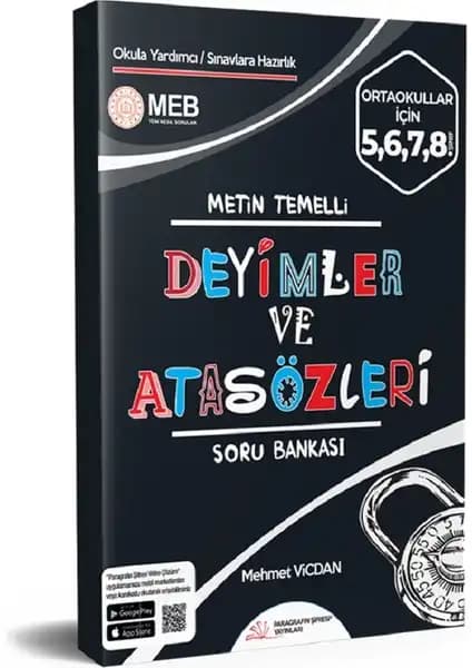 Paragrafın Şifresi 2022 Deyimler ve Atasözleri Soru Bankası Öğrenciler İçin Kapsamlı Kaynak