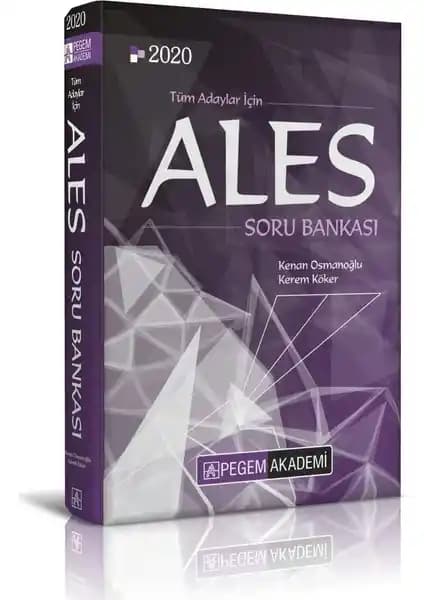 Pegem Akademi 2020 ALES Tüm Adaylar İçin Soru Bankası Detaylı İnceleme ve Kullanım Rehberi