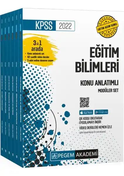 Pegem Akademi 2022 KPSS Eğitim Bilimleri Konu Anlatımlı Modüler Seti Detaylı İnceleme ve Değerlendirme