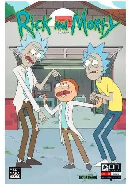 Rick and Morty Sayı 3 Kapak A Türkçe Çizgi Roman - Bilim Kurgu ve Mizah Dolu Macera