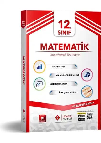 Sonuç Yayınları 12. Sınıf Matematik Soru Bankası TYT ve AYT Hazırlık İçin Güncel ve Kapsamlı